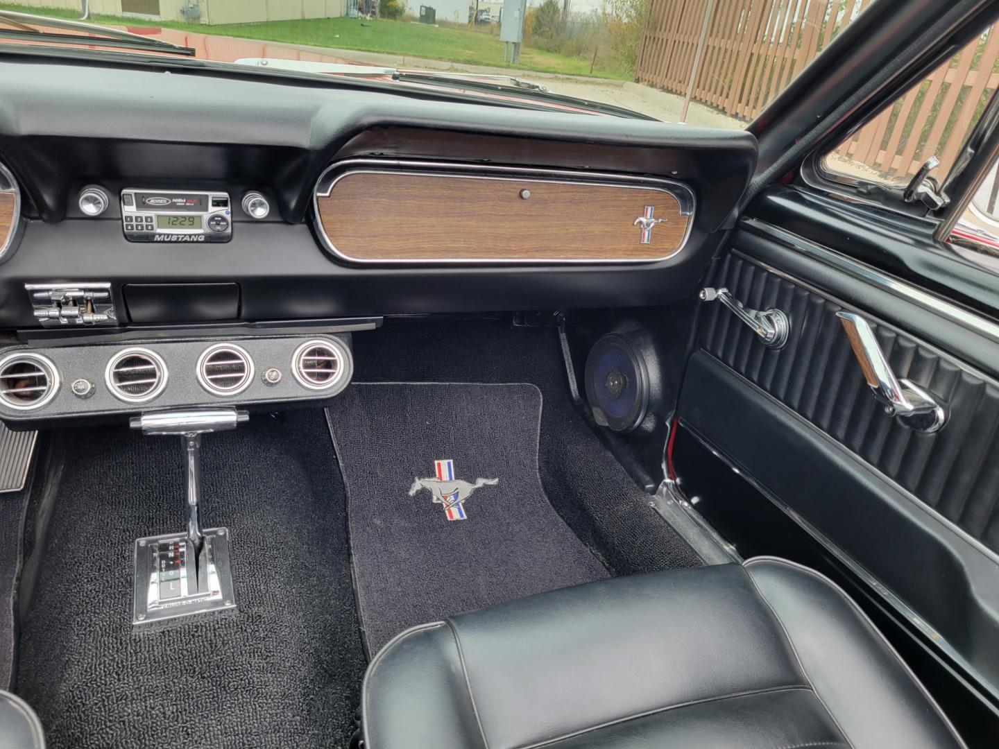 1966 Red /Black Ford Mustang Deluxe Pony Interior (6F08C738368) with an Original 289ci. engine, Automatic transmission, located at 2510 47th St. Suite 200, Boulder, CO, 80301, (303) 641-0333, 40.026196, -105.243217 - Known History back to its Original Purchaser Curtis Travis from Foxworthy Ford. This Beautiful 1966 Convertible Mustang is Equipped with its Original 289ci. V8, and C4 3 speed Automatic Transmission. The Vintage AC was Serviced and Recharged with 134 coolant October 2023. It has its Original F - Photo#13